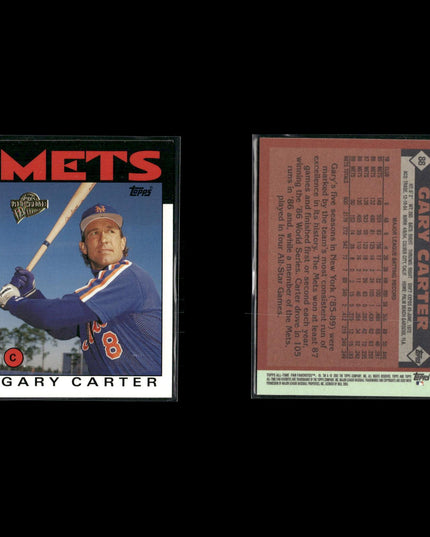 Gary Carter 12-Card Lot Mets 80s HOF Catcher World Series Champ
