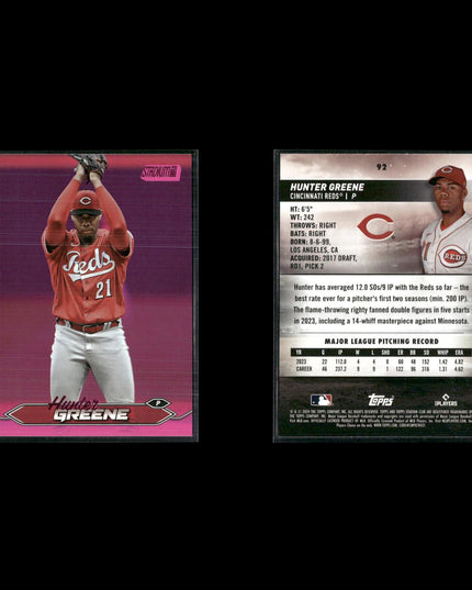 2024 Topps Stadium Club Pink Parallel Cards Lot (16) MLB Inserts RCs