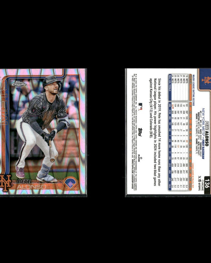 Pete Alonso 10-Card Lot NY Mets “Polar Bear” Home Run Derby Champ