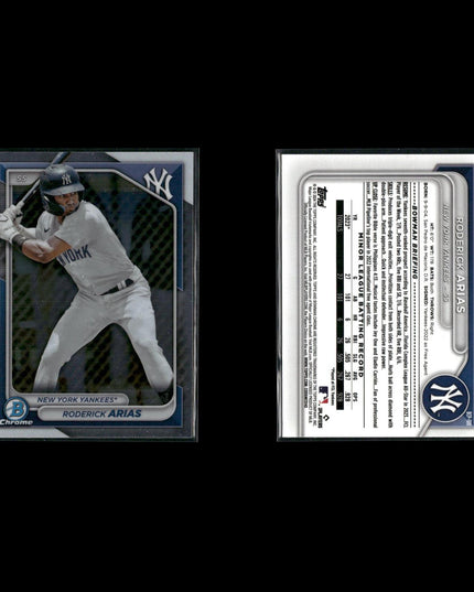 2024 Bowman Chrome Prospects Lot (12) Spencer Jones, Marcelo Mayer, Arias, Vargas