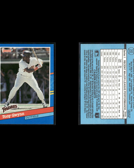 Tony Gwynn 12-Card Lot San Diego Padres “Mr. Padre” HOF