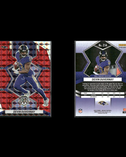 2022 Panini Mosaic Football Lot (11 Cards) NFL Trading Cards