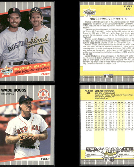Wade Boggs 29-Card Lot Boston Red Sox HOF Batting Champ Legend