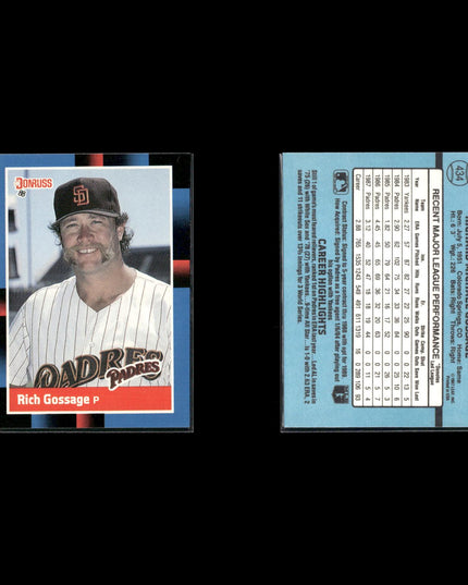 Rich Gossage 11-Card Lot NY Yankees “Goose” HOF Closer