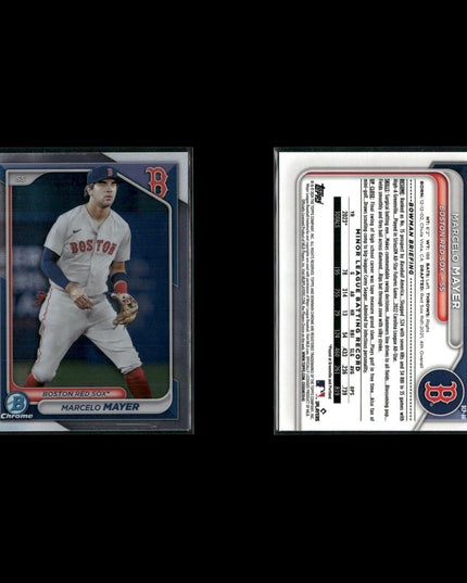 2024 Bowman Chrome Prospects Lot (12) Spencer Jones, Marcelo Mayer, Arias, Vargas