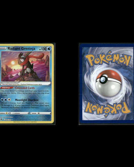 Radiant Pokémon Card Lot – 14 Cards – Shiny Rare Pokémon TCG