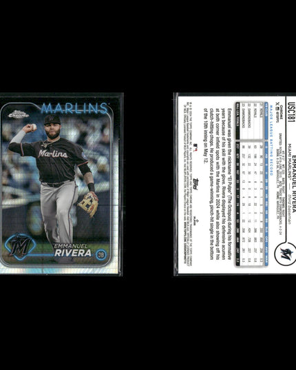 2024 Topps Chrome Prism Refractors Lot (13) MLB Parallel Baseball Cards