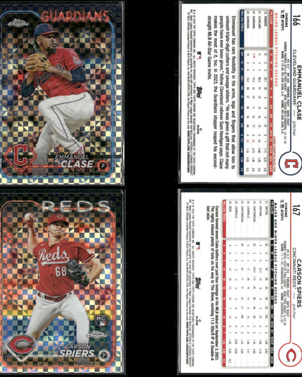 2024 Topps Chrome X-Fractor Lot – 31 Cards – Rookies & Stars