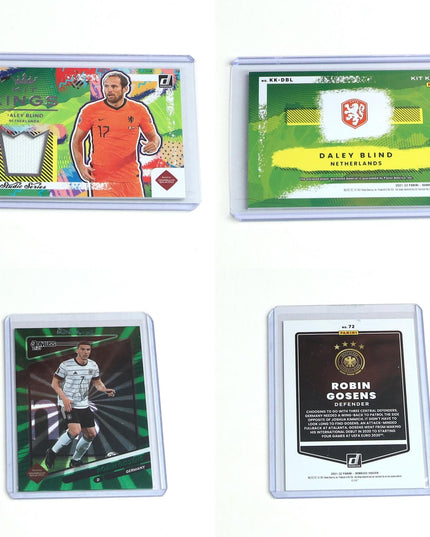 Panini Donruss Soccer Lot (25) w/ 9 PSA Graded Autograph Cards