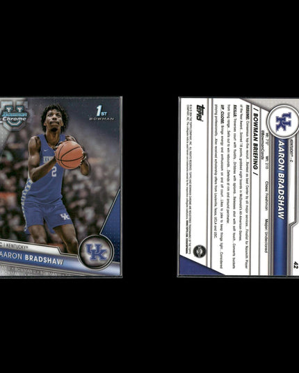 2024 Bowman University Chrome Lot (21) w/ Reed Sheppard, Kyle Filipowski, RCs