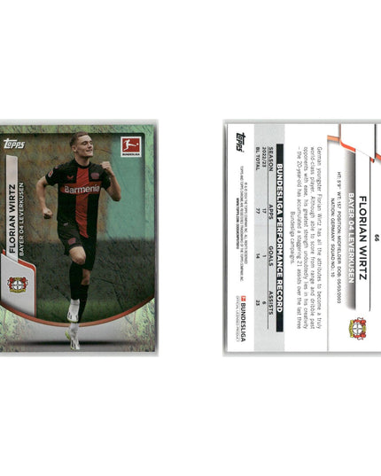 2023-24 Topps Bundesliga Aqua Lot x14 RCs Wirtz Kimmich Simons