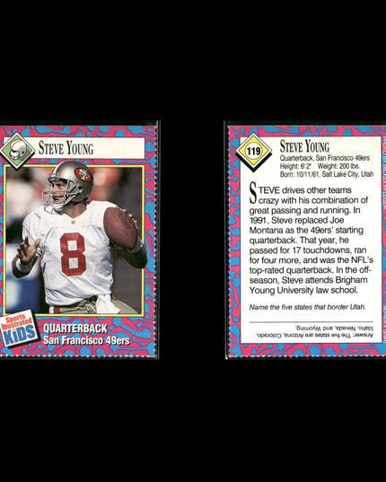 SI Kids Football Lot (19 Cards) Sports Illustrated for Kids Cards