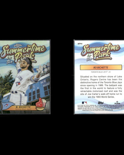 Bo Bichette 17-Card Lot Toronto Blue Jays Young Star Shortstop