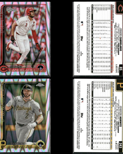 2025 Topps Chrome Refractors Lot (32) w/ Alec Bohm, Cedric Mullins, Ke’Bryan Hayes