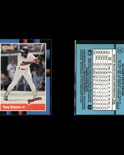 Tony Gwynn 12-Card Lot Padres HOF Batting Champ Legend