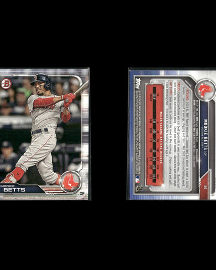 Mookie Betts 12-Card Lot LA Dodgers MVP World Series Champion