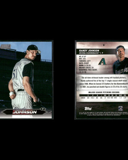 Randy Johnson 12-Card Lot Arizona D-Backs HOF Cy Young