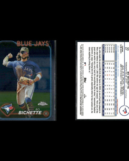 Bo Bichette 17-Card Lot Toronto Blue Jays Young Star Shortstop