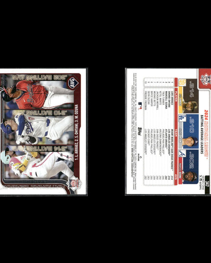 Luis Arraez 12-Card Lot Miami Marlins “La Regadera” Batting Champ