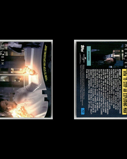 Heroes TV Show Trading Card Lot (27) – Topps 2007 Scenes, Characters