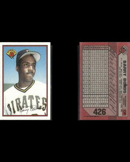 Barry Bonds 18-Card Lot SF Giants HR King 7x MVP Power Hitter