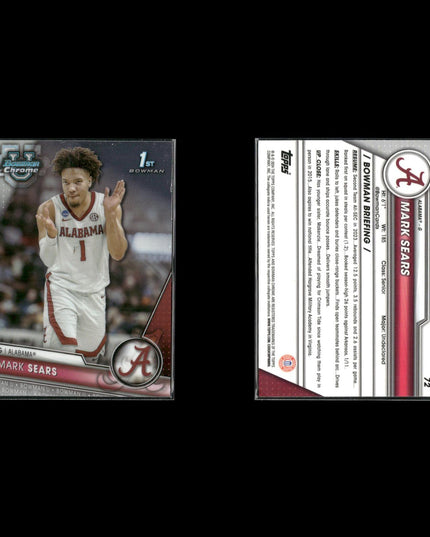 2024 Bowman University Chrome Lot (21) w/ Reed Sheppard, Kyle Filipowski, RCs