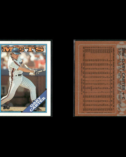 Gary Carter 12-Card Lot Mets 80s HOF Catcher World Series Champ