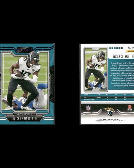 2021 Panini Playbook Football Lot (16) RCs, Purple Parallels, Stars & More