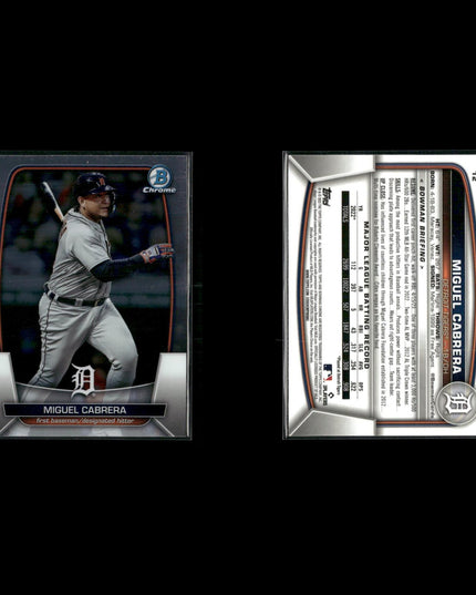Miguel Cabrera 13-Card Lot Detroit Tigers “Miggy” Future HOF