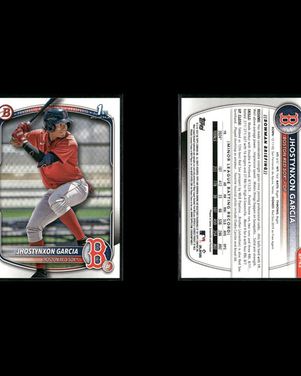 23-Card Lot 2025 Bowman Prospects 1sts | MLB Baseball Rookie Trading Cards Topps