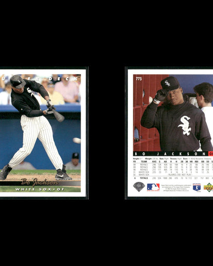 Bo Jackson Baseball Lot (15 Cards) Star Player Cards