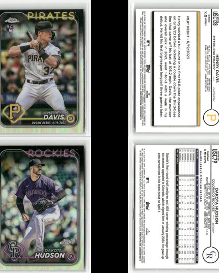 2024 Topps Chrome & Update Refractors Lot (29) RCs, Stars, ASG