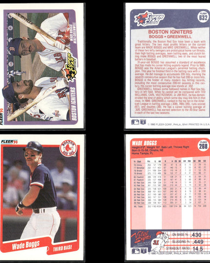 Wade Boggs 29-Card Lot Boston Red Sox HOF Batting Champ Legend