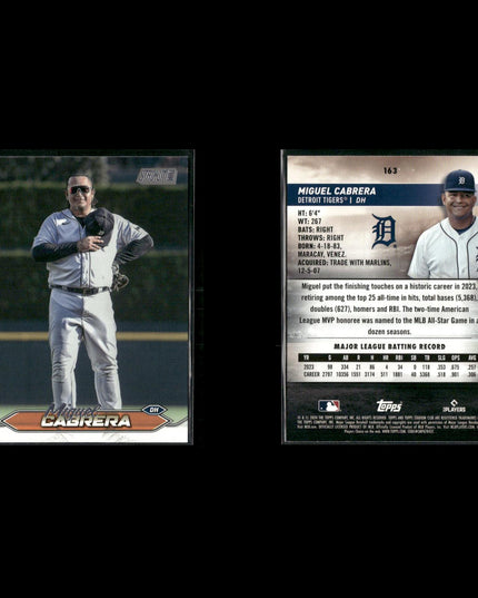 Miguel Cabrera 13-Card Lot Detroit Tigers “Miggy” Future HOF