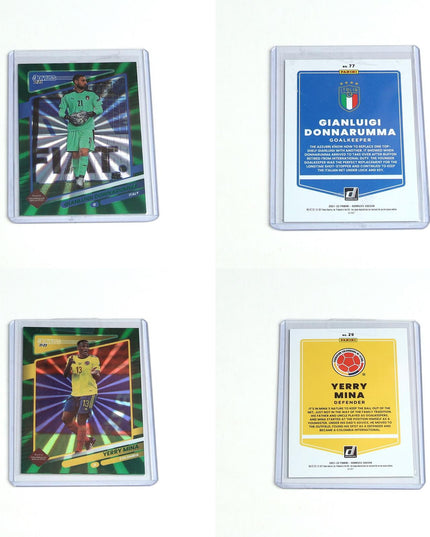 Panini Donruss Soccer Lot (25) w/ 9 PSA Graded Autograph Cards