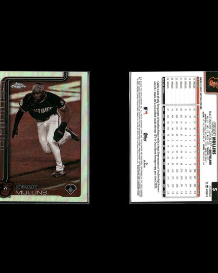 2025 Topps Chrome Sepia Refractors Lot (14) w/ Oneil Cruz, Triston McKenzie, Lux