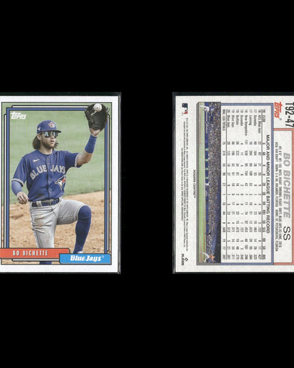 Bo Bichette 17-Card Lot Toronto Blue Jays Young Star Shortstop