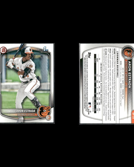 23-Card Lot 2025 Bowman Prospects 1sts | MLB Baseball Rookie Trading Cards Topps