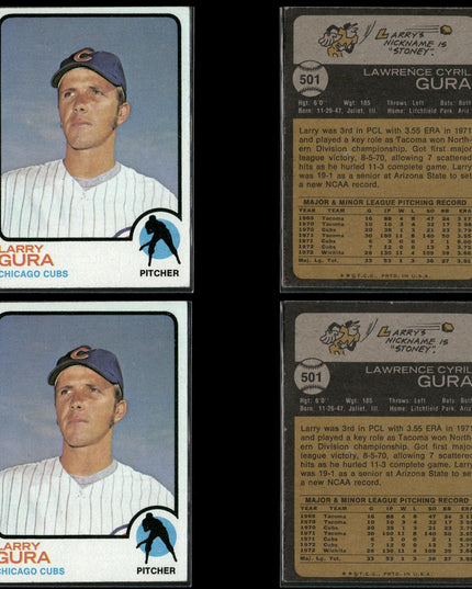 35-Card Lot Vintage 1973 Topps Chicago Cubs | MLB Baseball Trading Cards Topps