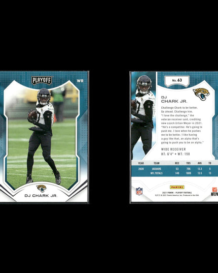 2021 Panini Playoff Football Lot (17 Cards) NFL Trading Cards