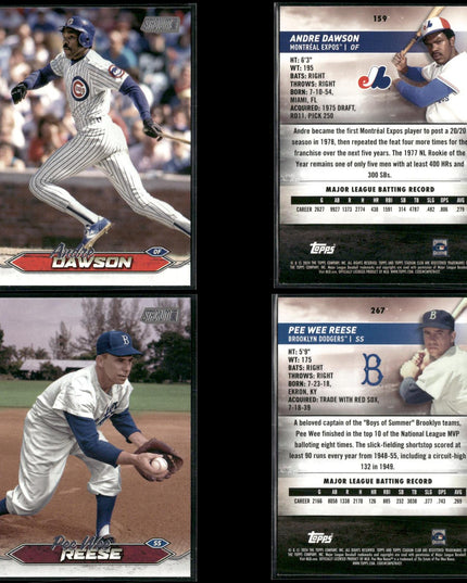 2024 Topps Stadium Club Legends Lot – 26 Cards – HOF Stars & Vintage Icons