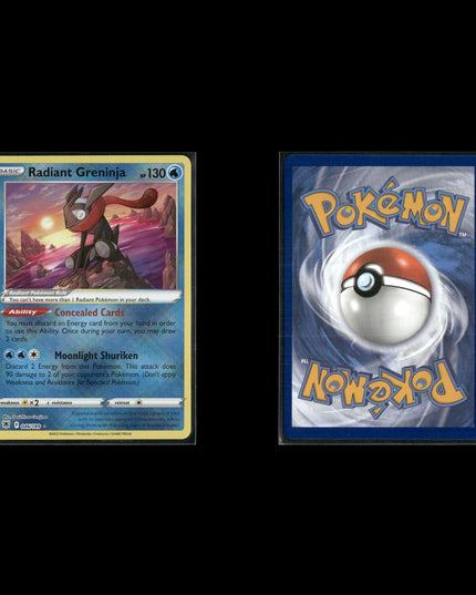 Radiant Pokémon Card Lot – 14 Cards – Shiny Rare Pokémon TCG