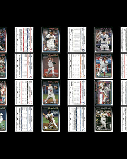 2024 Topps + Topps Update Baseball Cards Lot (255) Stars Teams Variety MLB