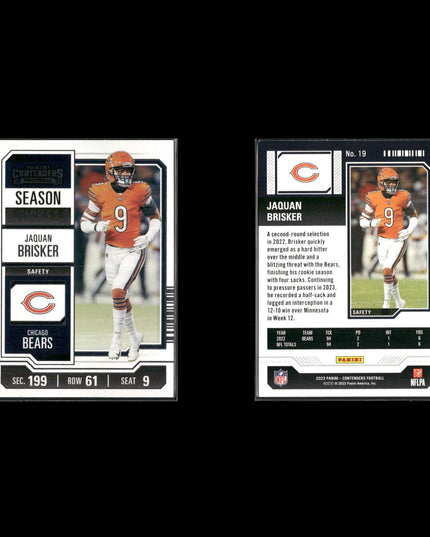 2023 Panini Contenders Football Lot (23) Stars, RCs, Inserts, Parallels