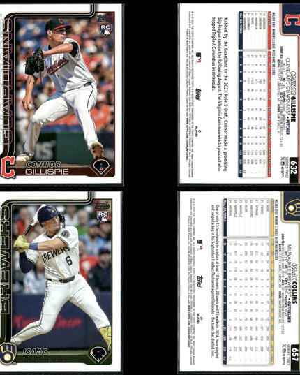 32-Card Lot 2025 Topps Rookie Baseball | MLB Trading Cards • Near Mint Condition