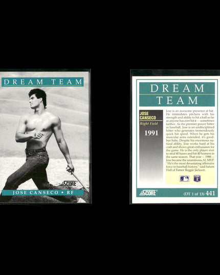 1991 Score Dream Team Baseball Card Set – 13 Cards – Stars & Hall of Famers