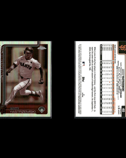 2025 Topps Chrome Sepia Refractors Lot (14) w/ Oneil Cruz, Triston McKenzie, Lux