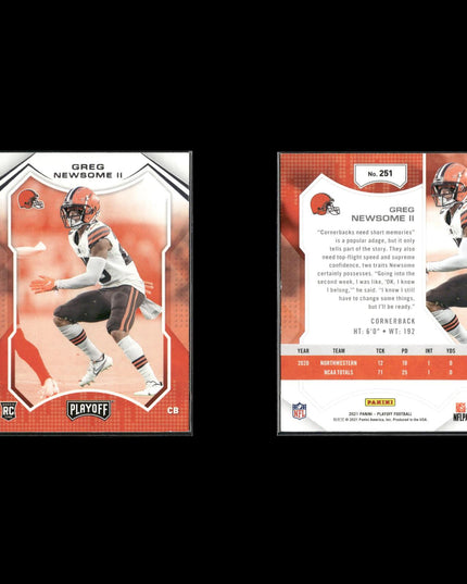 2021 Panini Playoff Football Lot (17 Cards) NFL Trading Cards