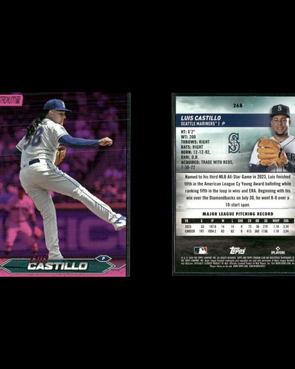 2024 Topps Stadium Club Pink Parallel Cards Lot (16) MLB Inserts RCs