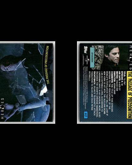 Heroes TV Show Trading Card Lot (27) – Topps 2007 Scenes, Characters